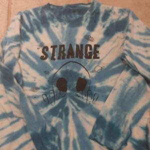 "STRANGE" Longsleeve tie-dye shirt